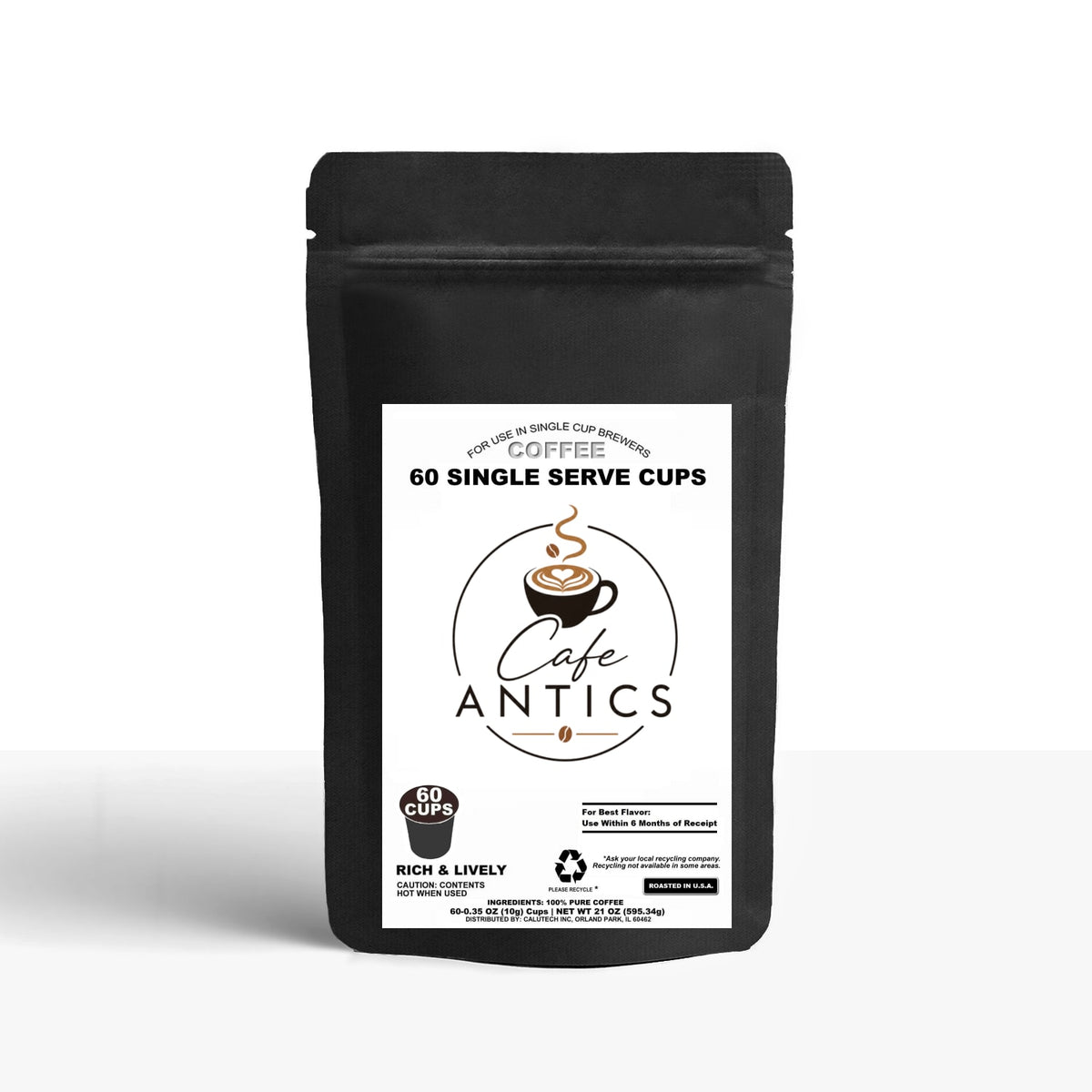 60 Pack Single Serve Coffee Capsules